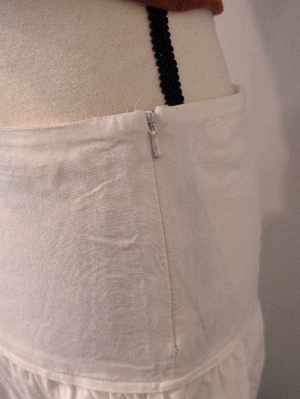 Ralph Lauren White Eyelet Circle Skirt - Picture 5 of 8